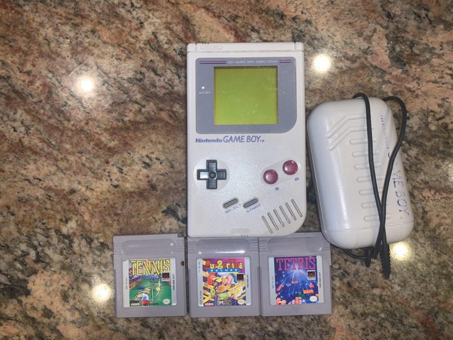 One of Andersons favorite product to sell are gaming consoles. This Gameboy was one of the items they sold. 