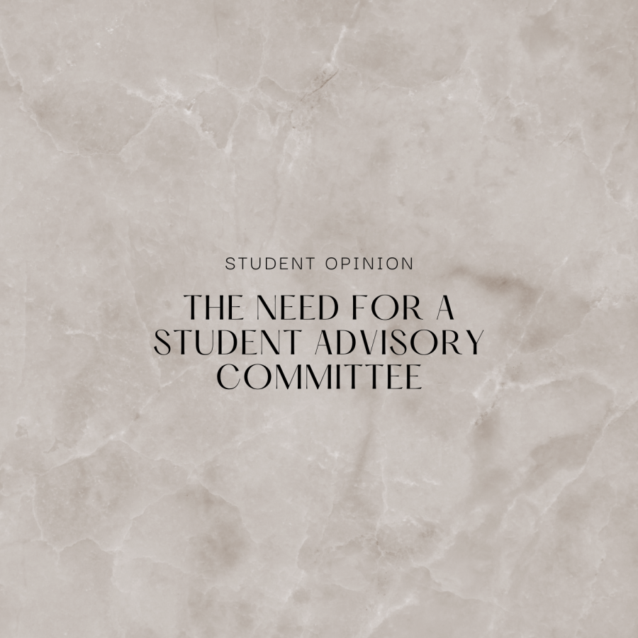 Student opinion: The need for a student advisory committee