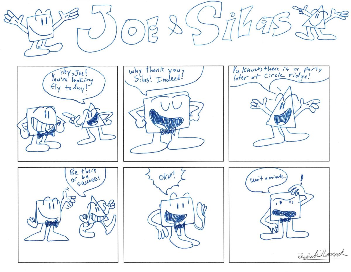 Student cartoon: Joe & Silas #1