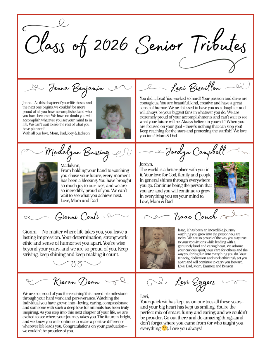 Class of 2026 senior tributes